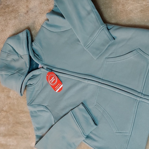 Girls Sherpa Lined Hoody - Picture 8 of 8